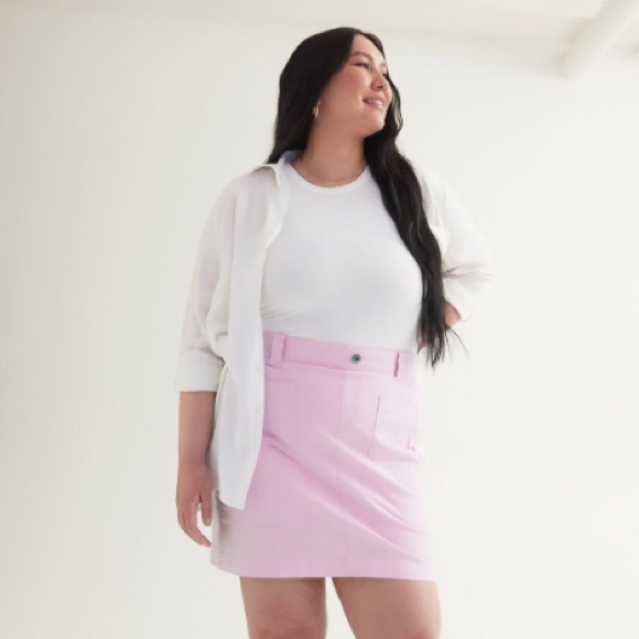 Penn 5X Cotton Cargo Skort with Rib Waistband Pastel Lilac Size 28 Golf Sport - Picture 5 of 10